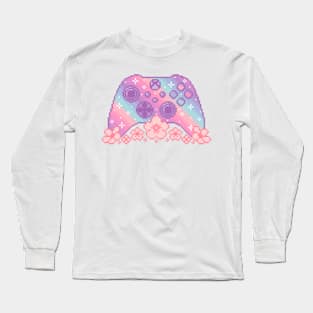 Xbox Controller Pixel Art Long Sleeve T-Shirt